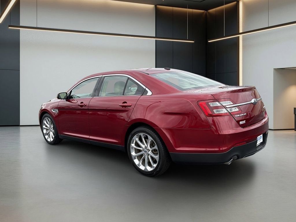2018 Ford Taurus — rear three-quarter view