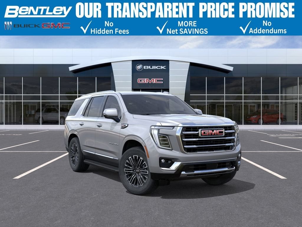 2026 GMC Yukon Elevation in Sterling Metallic — front three-quarter view