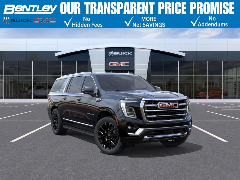 2026 GMC Yukon XL Elevation in Onyx Black — front three-quarter view