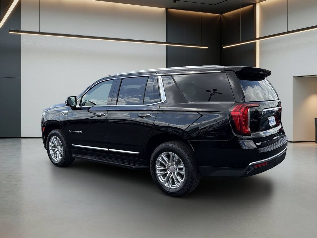 2021 GMC Yukon — rear three-quarter view