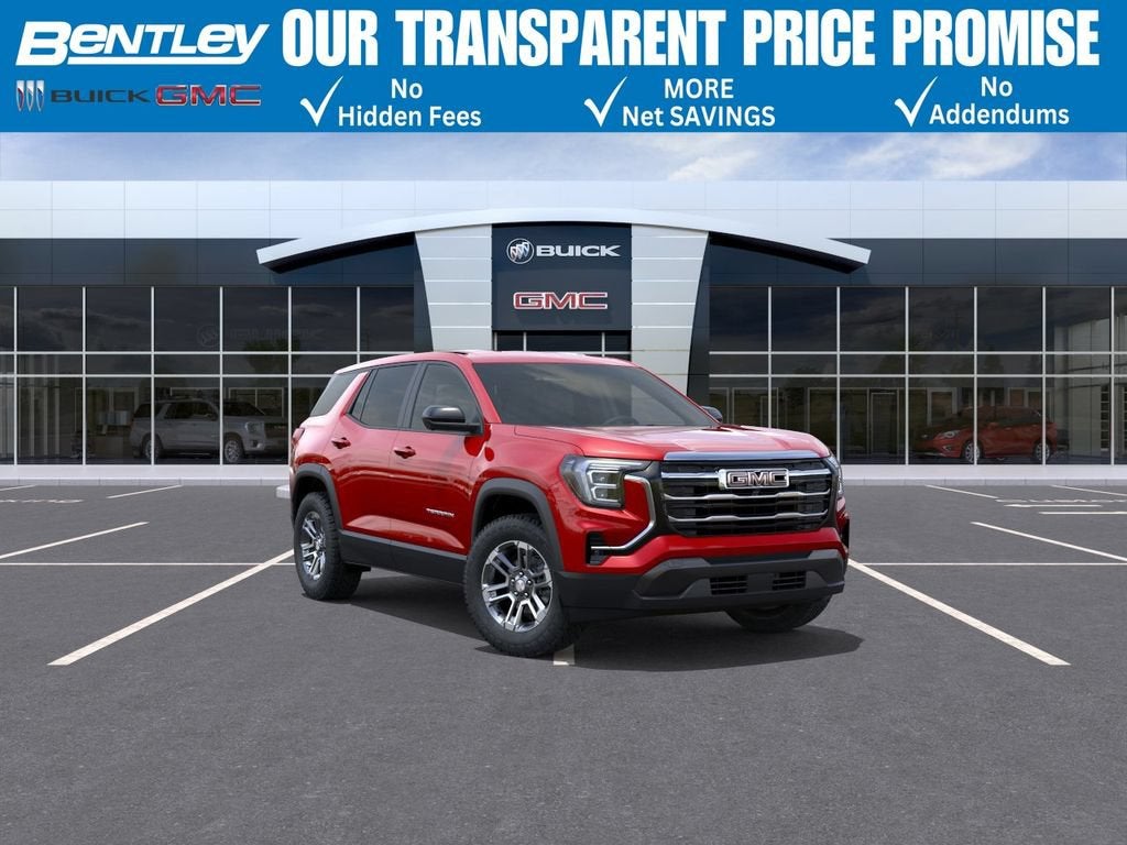 2026 GMC Terrain Elevation in Volcanic Red Tintcoat — front three-quarter view