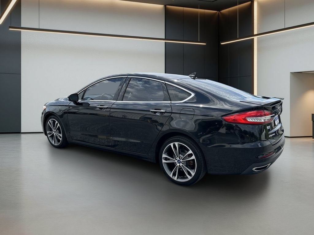 2020 Ford Fusion — rear three-quarter view