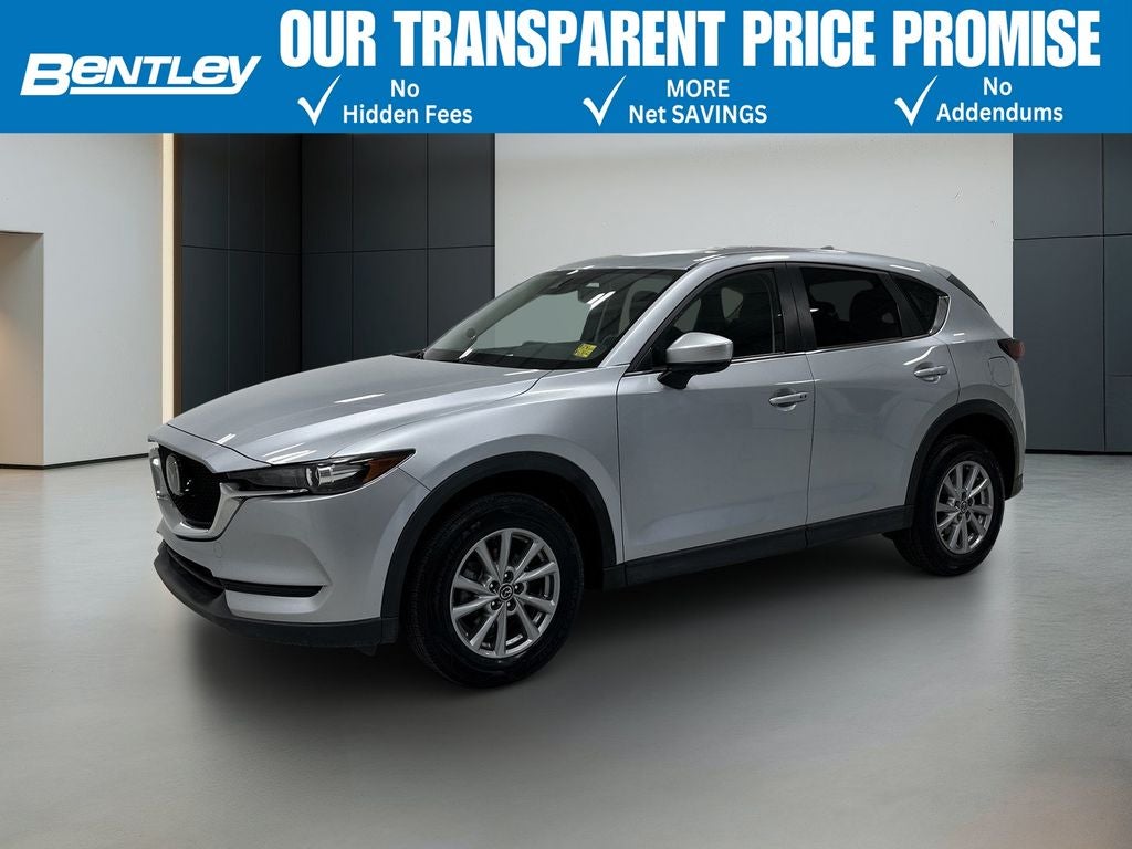 2020 Mazda Mazda CX-5 Touring in Sonic Silver Metallic — front three-quarter view